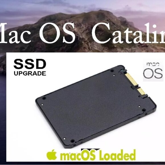 512GB 2.5" SSD Preloaded with macOS Catalina 10.15.7 For iMac, Mac Mini, MacBook - Picture 4 of 4